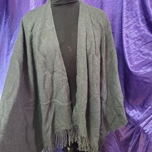 Grey Poncho